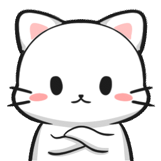 White Cat Disagree Shakes Head Animation White Cat Disagree Shakes Head Animation