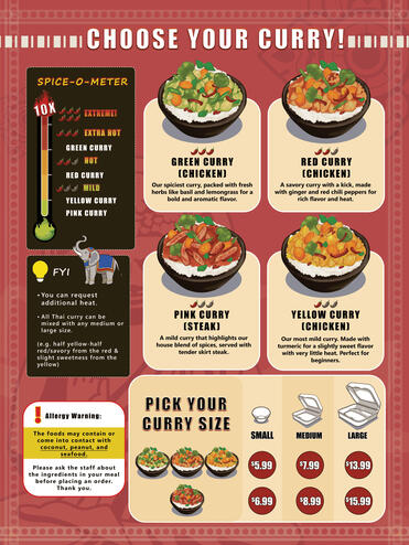FLAM Custom Food Design Menu and Illustration 1 FLAM Custom Food Design Menu and Illustration 1