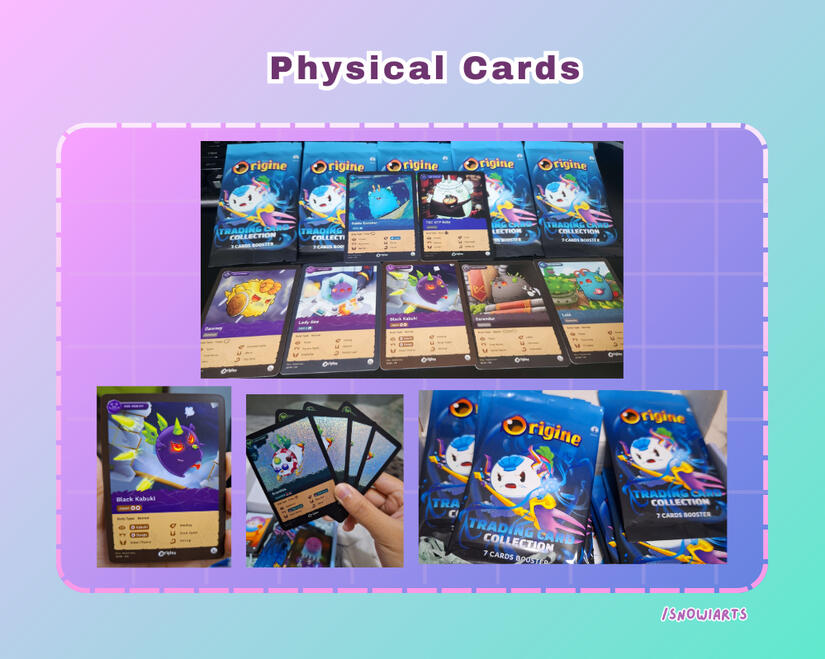 card collectible physical product