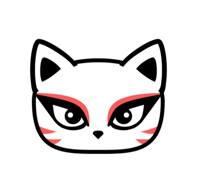geisha cat logo black and white logo geisha cat logo black and white logo